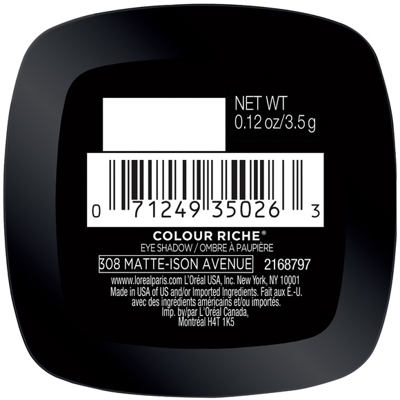 L'Oreal Colour Riche Eye Shadow-Matte-Ison-Avenue 308 - Picture 1 of 5